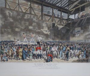 Interior of Five Court Randall & Turner Sparring